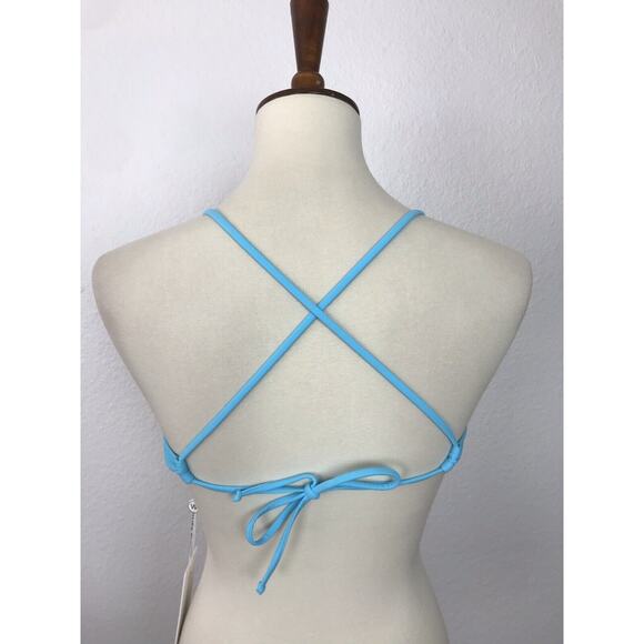 White Fox Swim Arrow To My Heart X Back Bikini Top Swimwear - Picture 6 of 7